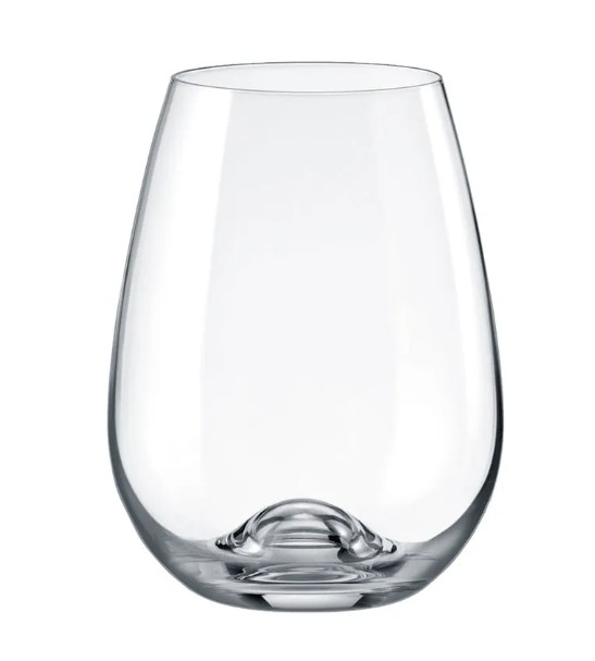 Jogo de 6 Copos de Cristal Vinho Tinto 460 ml Easy