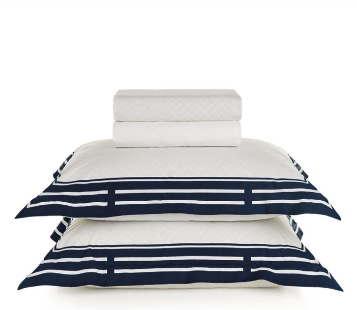 Jogo de Cama King 200 Fios 100% Algodão Barcelos