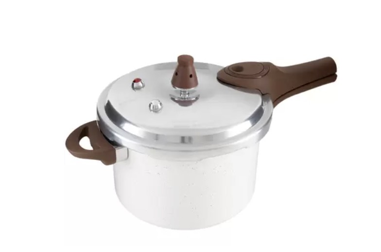 Panela de Pressão Brinox 4,2L Bege Vanilla - Ceramic Life Pressure