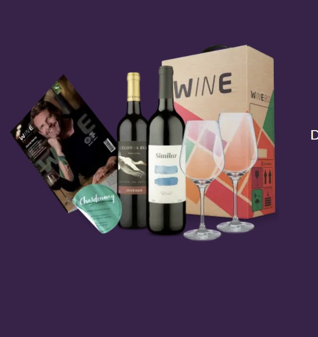 1 ANO CLUBE DE VINHOS WINE - 2 GARRAFAS POR MÊS