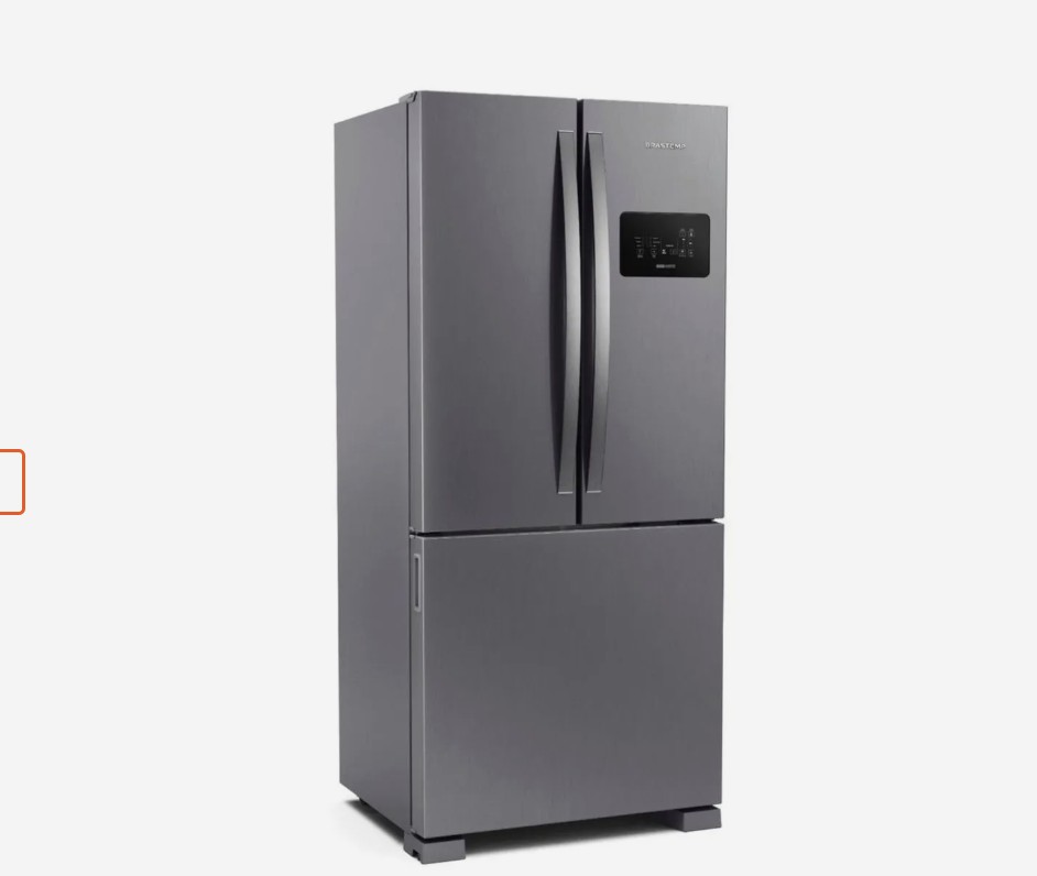 Geladeira Brastemp Frost Free French Door A+++ 554 Litros Cor Inox - BRO85AK 220V