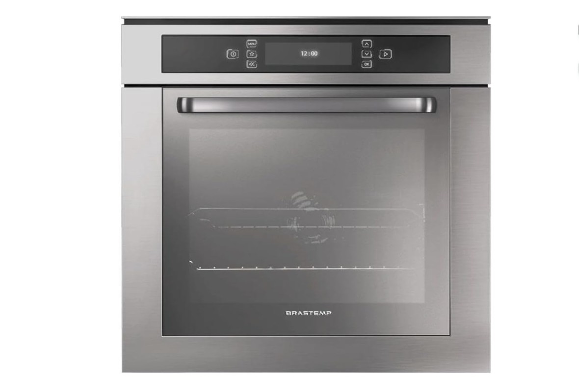 Forno Elétrico de Embutir Brastemp 67L Inox BO260-220V