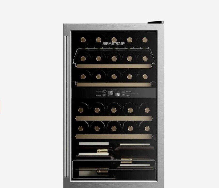 Adega Brastemp Dual Zone 33 Garrafas - BZB33BE • 220V